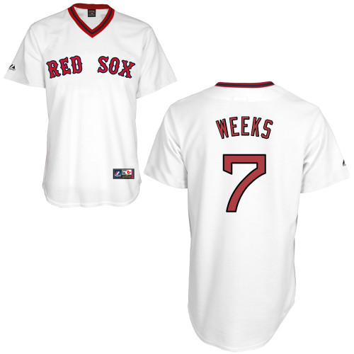 Jemile Weeks #7 mlb Jersey-Boston Red Sox Women's Authentic Home Alumni Association Baseball Jersey